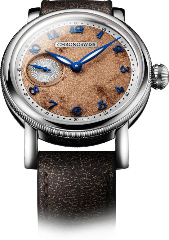 Chronoswiss,Small Second 40mm,40mm,Stainless Steel,Salmon,Automatic,55hours,In-house Caliber,CH,CH-8023.2-BRSI