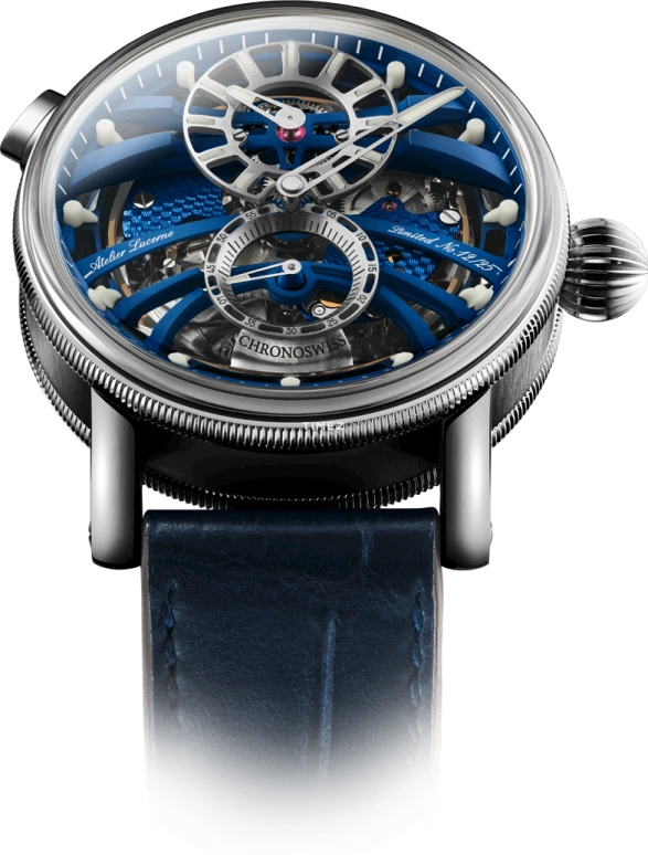 Chronoswiss,Q-Repeater 42mm,42mm,Titanium,Blue,Skeleton,Automatic,Quarter Repeater,35hours,CH,CH-1663T-BLSI