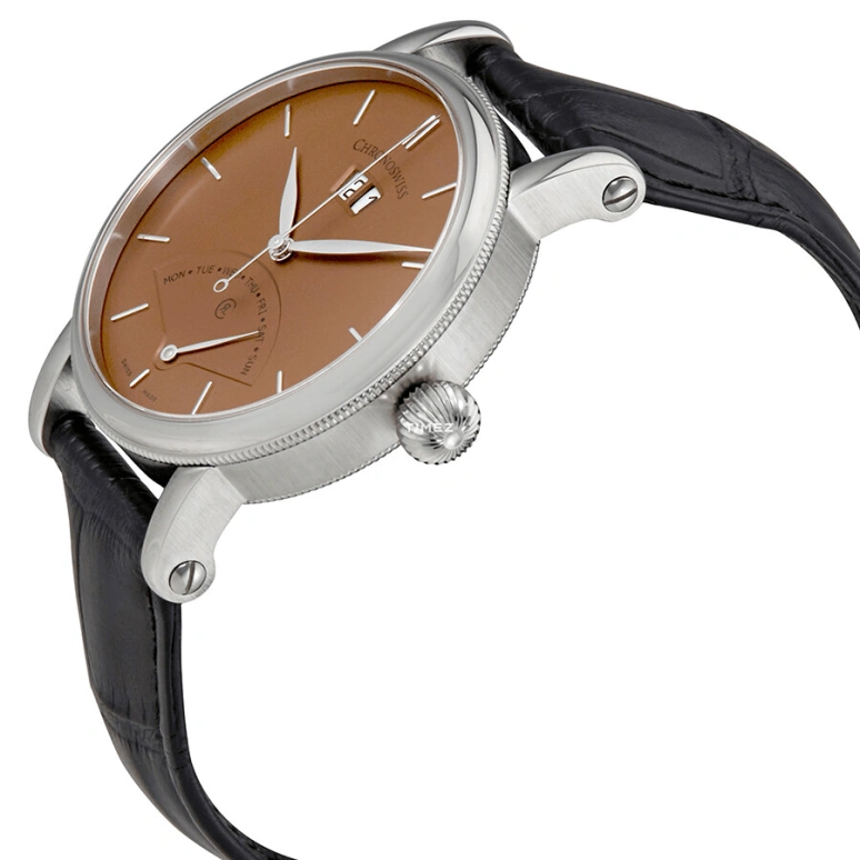 Chronoswiss,Sirius 40mm,40mm,Stainless Steel,Brown,Automatic,Date,Day,Retrograde,CH,CH-8123-CP