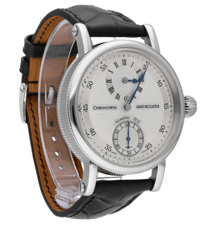Chronoswiss,Sirius 40mm,40mm,Stainless Steel,Silver White,Handwound,46hours,In-house Caliber,CH,CH-6723