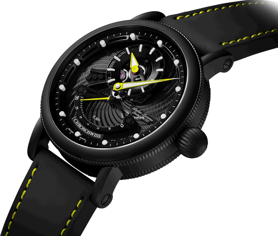 Chronoswiss,Open Gear 44mm,44mm,Stainless Steel,Black,Automatic,Retrograde,42hours,CH,CH-6925M-BKBK2-V