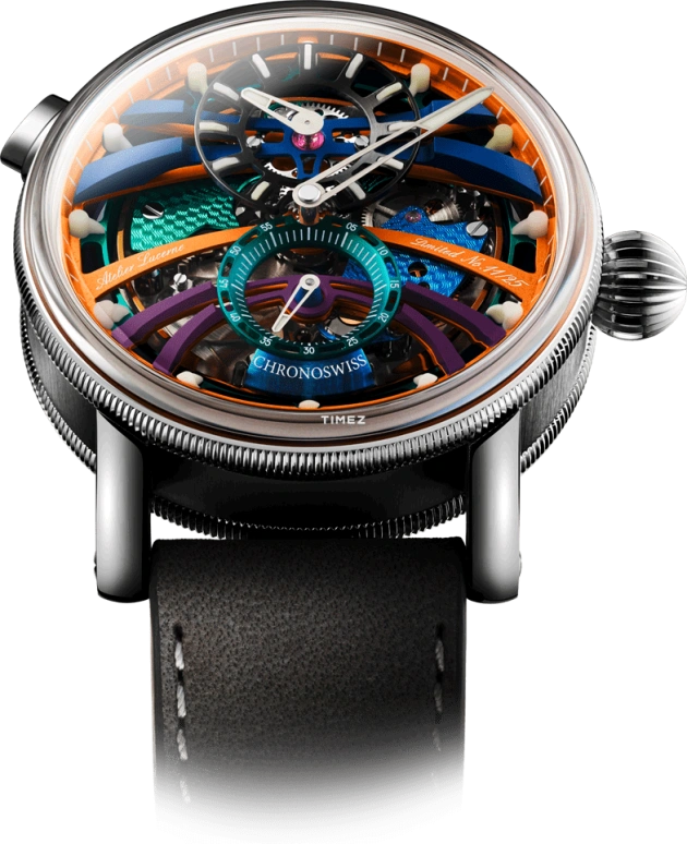 Chronoswiss,Q-Repeater 42mm,42mm,Titanium,Multi-Color,Automatic,Quarter Repeater,35hours,CH,CH-1663T-COL