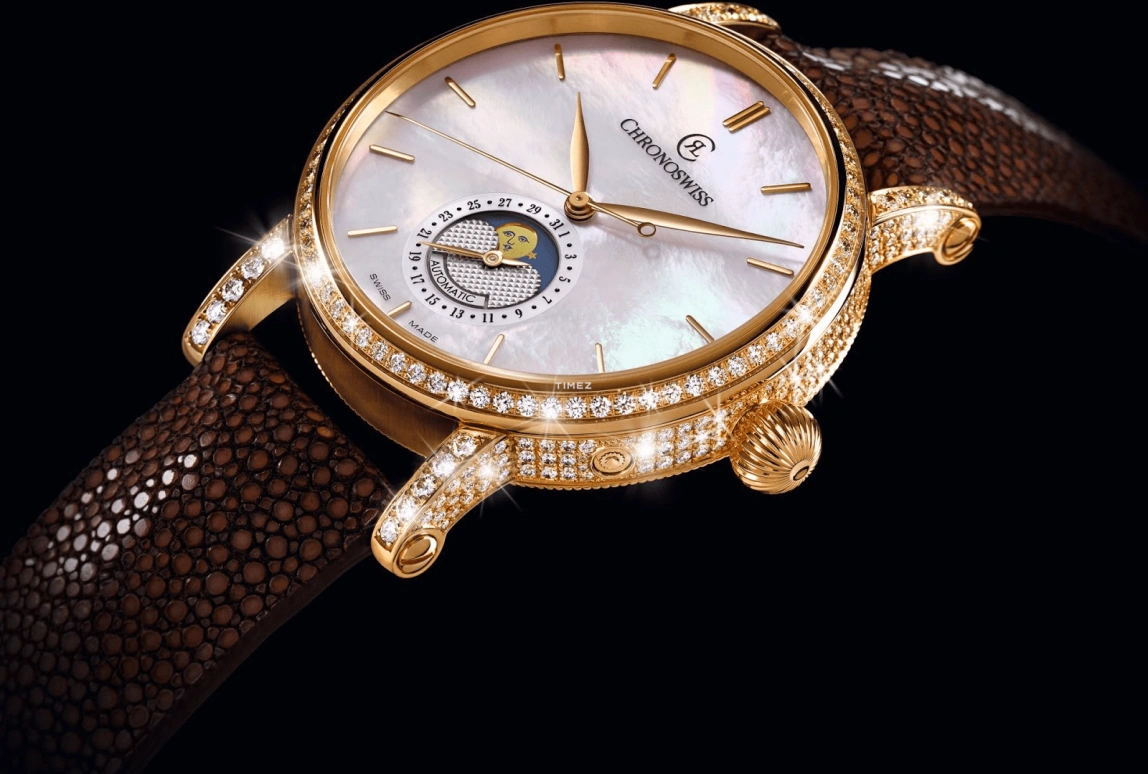 Chronoswiss,Sirius 40mm,40mm,Rose Gold,White,Automatic,Moonphase,Day,Big Date,CH,CH-8521RFP-MP