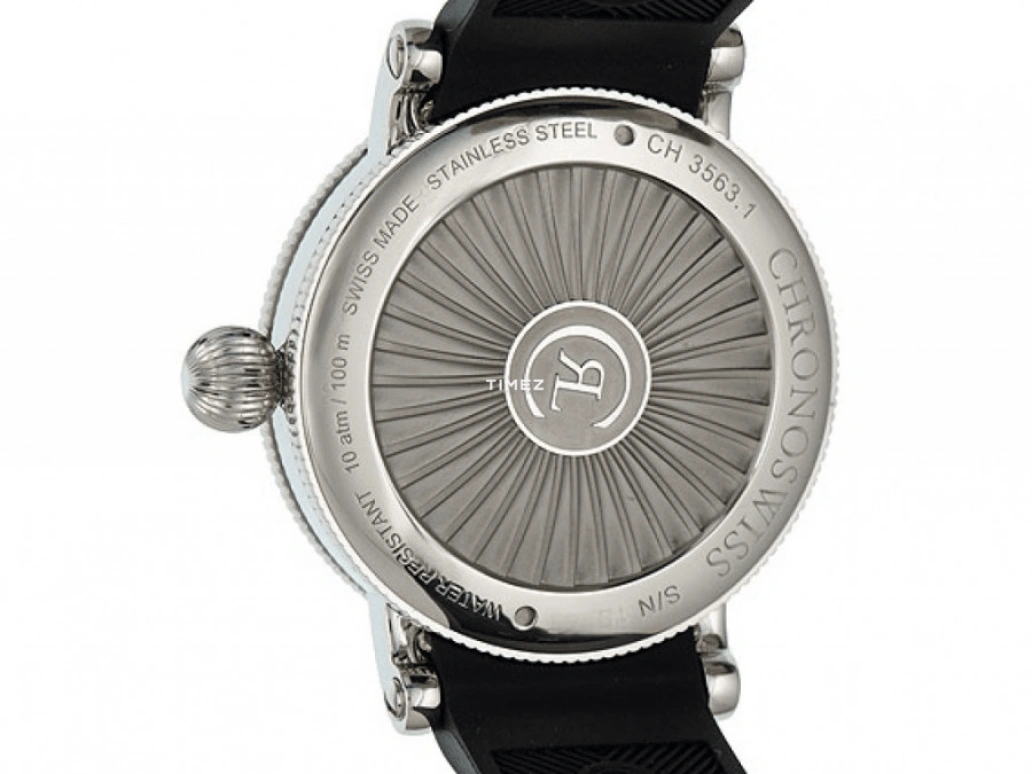 Chronoswiss,Timemaster 44mm,44mm,Stainless Steel,Blue,Automatic,Day,Power Reserve Indicator,CH,CH-3563.1