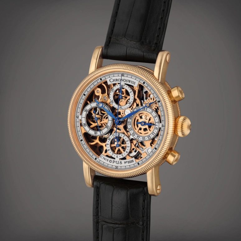 Chronoswiss,Other 38mm,38mm,Rose Gold,Skeleton,Automatic,Chronograph,Day,CH7521 R