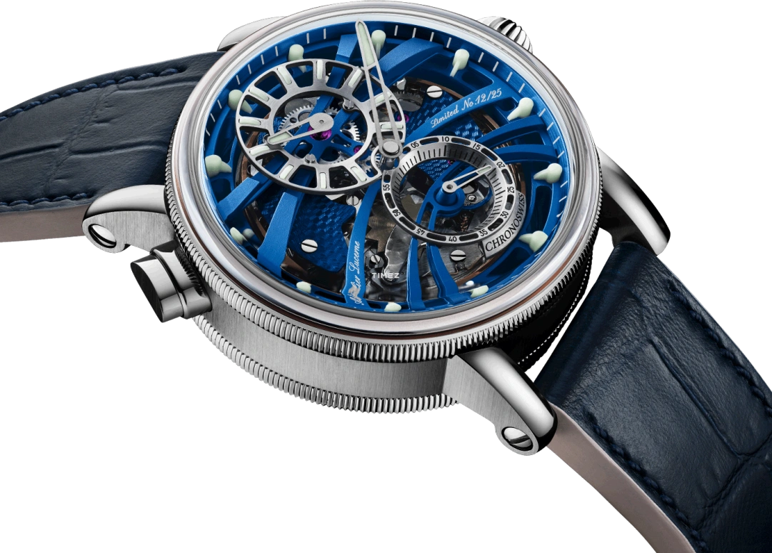 Chronoswiss,Q-Repeater 42mm,42mm,Titanium,Blue,Skeleton,Automatic,Quarter Repeater,35hours,CH,CH-1663T-BLSI
