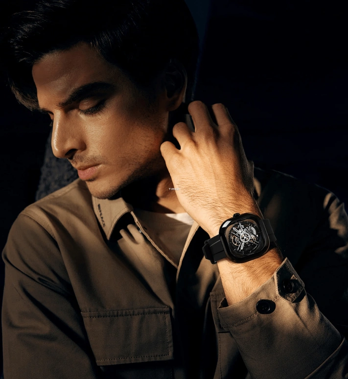 CIGA Design,Series C 43x43mm,43x43mm,Ceramic,Black,Automatic,40hours,In-house Caliber,C012,C012-BB01-W7B