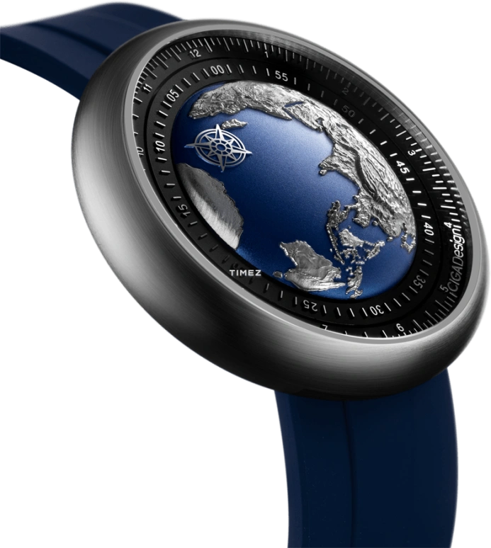 CIGA Design,Series U 46mm,46mm,Stainless Steel,Blue,Silver,Automatic,Sapphire,Round,U033,U033-SU01-W6U