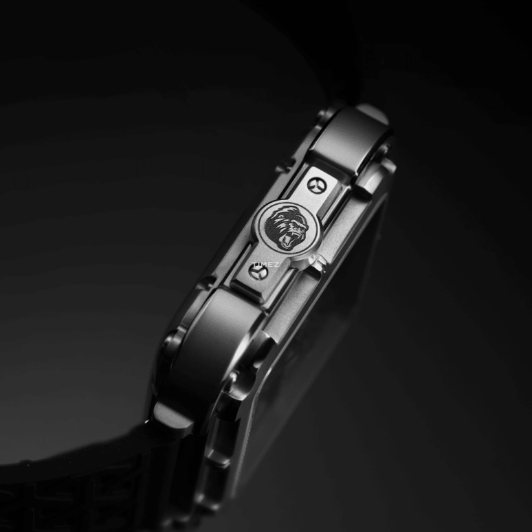 CIGA Design,Series X 48x44mm,48x44mm,Stainless Steel,Silver,Skeleton,Automatic,40hours,In-house Caliber,X011,X011-SISI-W25BK