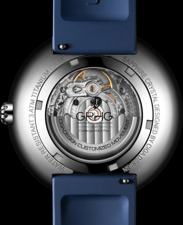 CIGA Design,Series U 46mm,46mm,Stainless Steel,Blue,Silver,Automatic,Sapphire,Round,U033,U033-SU01-W6U