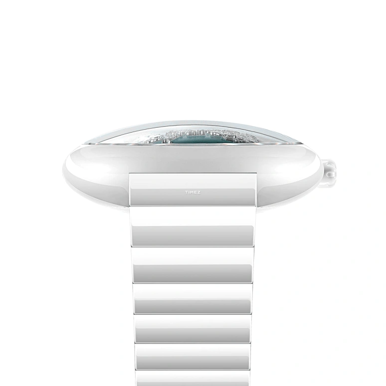 CIGA Design,Series U 43mm,43mm,Ceramic,Silver,Blue,White,Automatic,Sapphire,Round,U032,U032-WU01-W5W7W