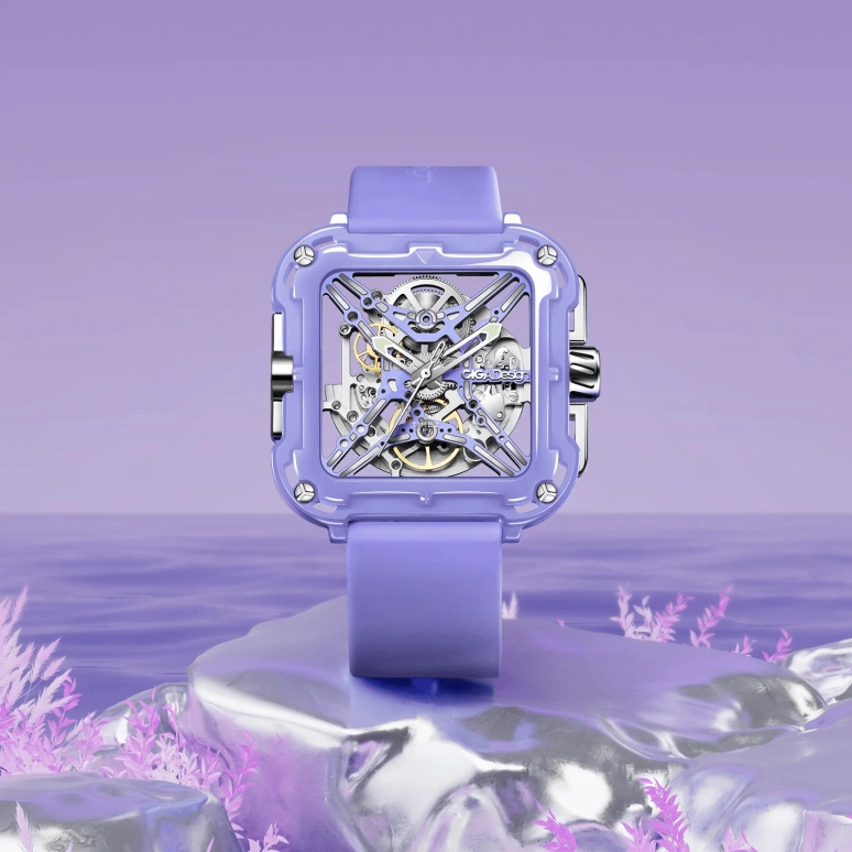 CIGA Design,Series X 44mm,44mm,Ceramic,Purple,Automatic,40hours,In-house Caliber,X012,X012-PP02-W5PL
