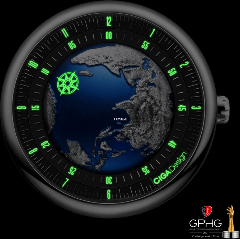 CIGA Design,Series U 46mm,46mm,Stainless Steel,Blue,Silver,Automatic,Sapphire,Round,U033,U033-SU01-W6U