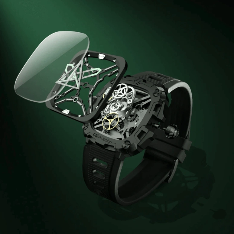 CIGA Design,Series X 47.30x48mm,47.30x48mm,Bioceramic,Silver,Automatic,40hours,In-house Caliber,X051,X051-BS01-W5B