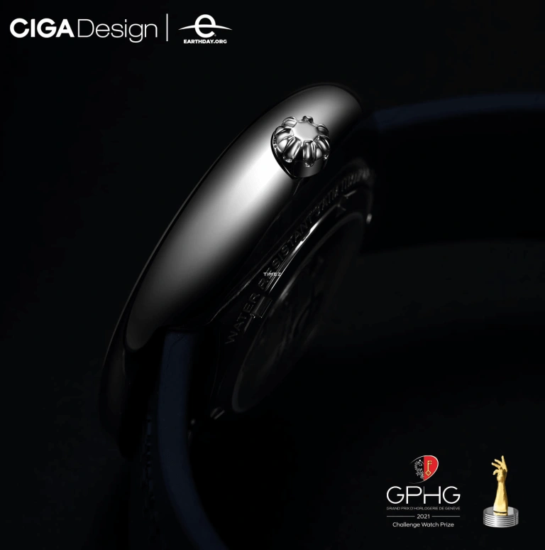 CIGA Design,Series U 46mm,46mm,Stainless Steel,Blue,Silver,Automatic,Sapphire,Round,U033,U033-SU01-W6U