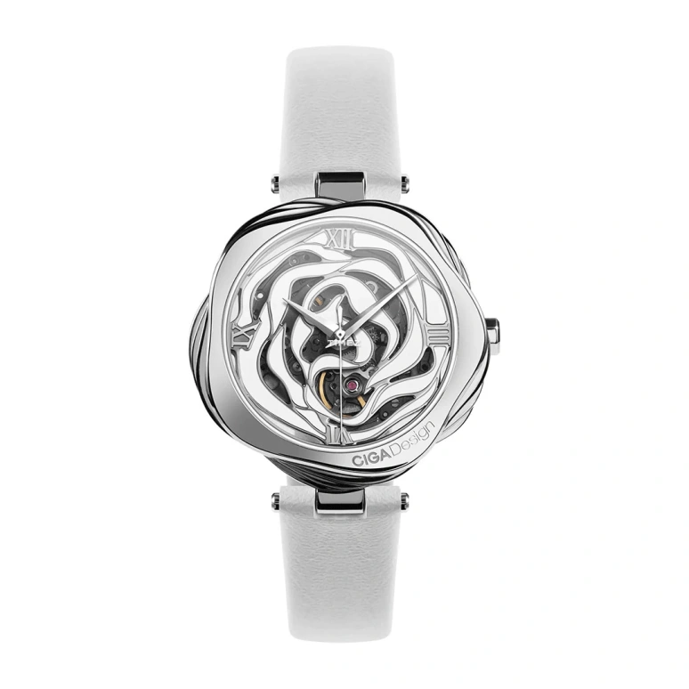 CIGA Design,Series R 40mm,40mm,Stainless Steel,White,Automatic,Sapphire,Glass,Other,R022,R022-SISI-W1