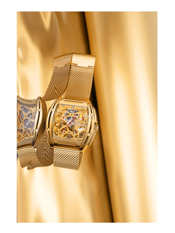 CIGA Design,Series Z 41.70x48mm,41.70x48mm,Stainless Steel,Gold,Automatic,40hours,In-house Caliber,Z031,Z031-SIGO-W35OG