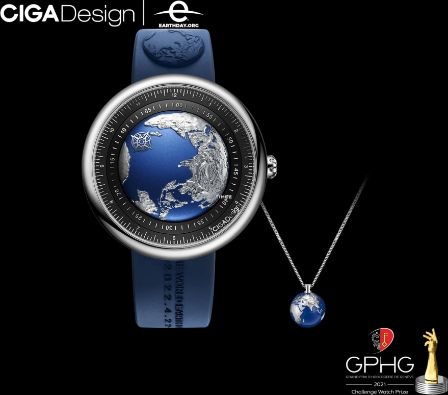 CIGA Design,Series U 46mm,46mm,Stainless Steel,Blue,Silver,Automatic,Sapphire,Round,U033,U033-SU01-W6U