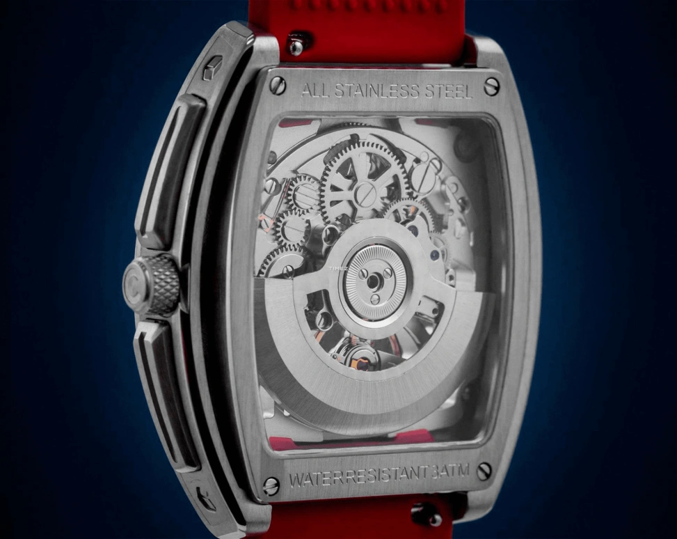 CIGA Design,Series Z 40.80x48mm,40.80x48mm,Stainless Steel,Grey,Automatic,Sapphire,Crystal Glass,Rectangular,Z031,Z031-SISI-W15RE