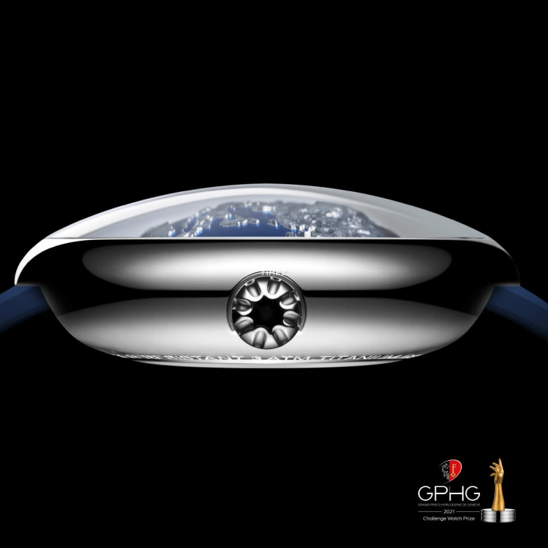 CIGA Design,Series U 46mm,46mm,Stainless Steel,Blue,Silver,Automatic,Sapphire,Round,U033,U033-SU01-W6U