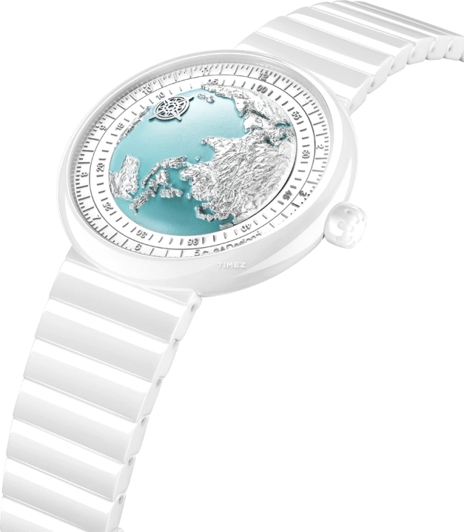 CIGA Design,Series U 43mm,43mm,Ceramic,Silver,Blue,White,Automatic,Sapphire,Round,U032,U032-WU01-W5W7W