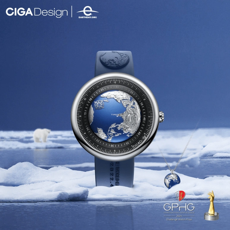 CIGA Design,Series U 46mm,46mm,Stainless Steel,Blue,Silver,Automatic,Sapphire,Round,U033,U033-SU01-W6U