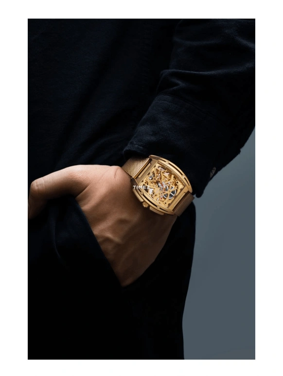 CIGA Design,Series Z 41.70x48mm,41.70x48mm,Stainless Steel,Gold,Automatic,40hours,In-house Caliber,Z031,Z031-SIGO-W35OG