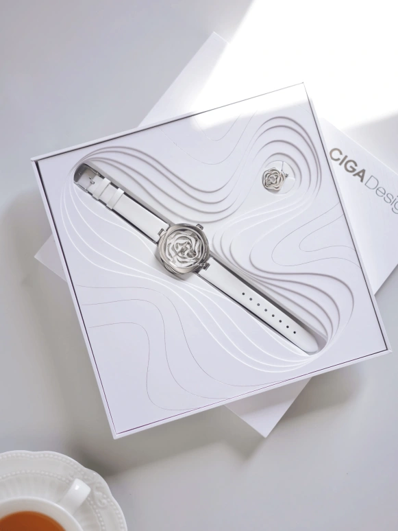 CIGA Design,Series R 40mm,40mm,Stainless Steel,White,Automatic,Sapphire,Glass,Other,R022,R022-SISI-W1