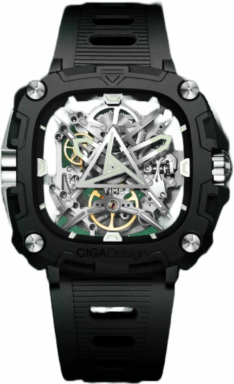 CIGA Design,Series X 47.30x48mm,47.30x48mm,Bioceramic,Silver,Automatic,40hours,In-house Caliber,X051,X051-BS01-W5B