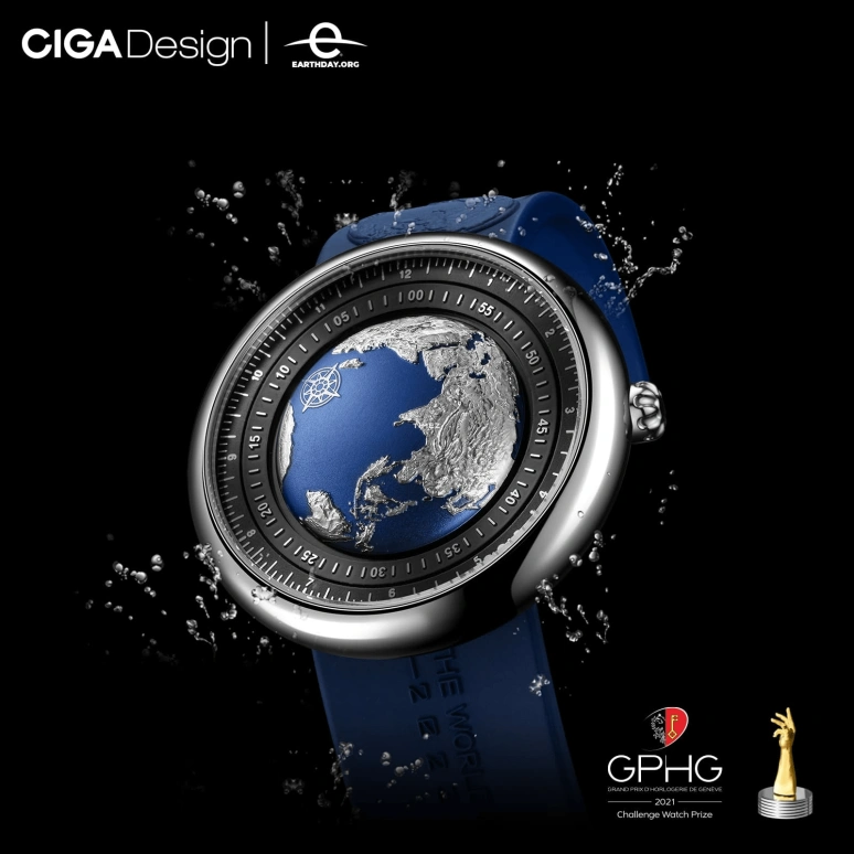 CIGA Design,Series U 46mm,46mm,Stainless Steel,Blue,Silver,Automatic,Sapphire,Round,U033,U033-SU01-W6U