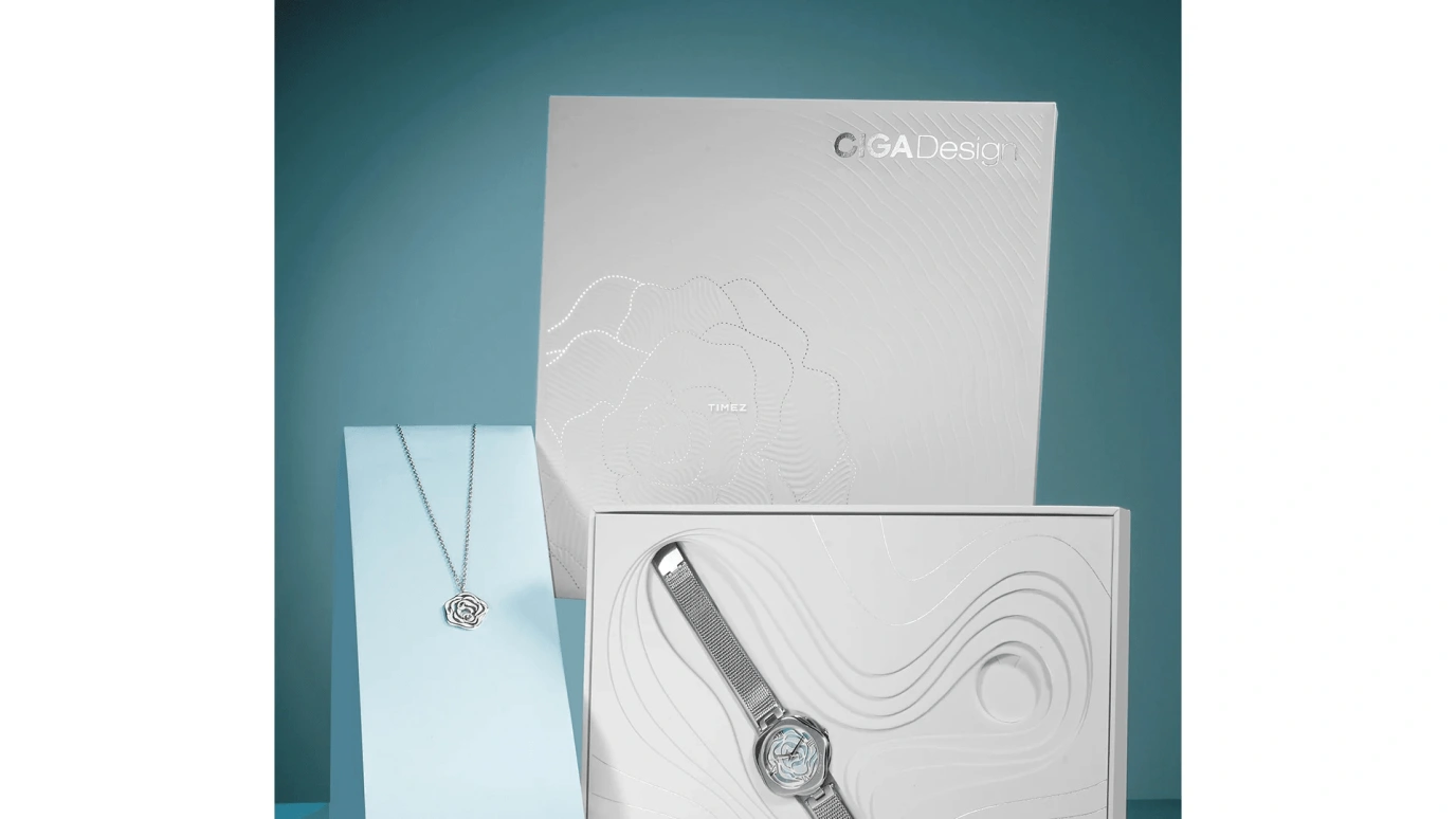CIGA Design,Series R 40mm,40mm,Stainless Steel,White,Blue,Quartz,40hours,Sapphire,Glass,R012,R012-SISI-W3