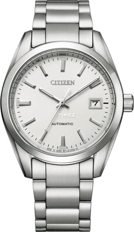 Citizen,Other 38mm,38mm,Stainless Steel,White,Automatic,NB1050,NB1050-59A