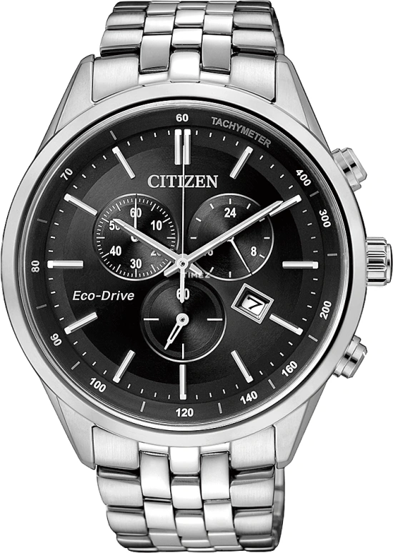 Citizen,Eco-Drive 41mm,41mm,Stainless Steel,Black,Quartz,In-house Caliber,Sapphire,Crystal Glass,AT2140,AT2140-55E