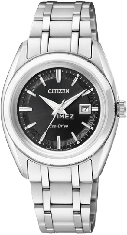 Citizen,Eco-Drive 32mm,32mm,Stainless Steel,Black,Sapphire,Crystal Glass,FE1060,FE1060-59E