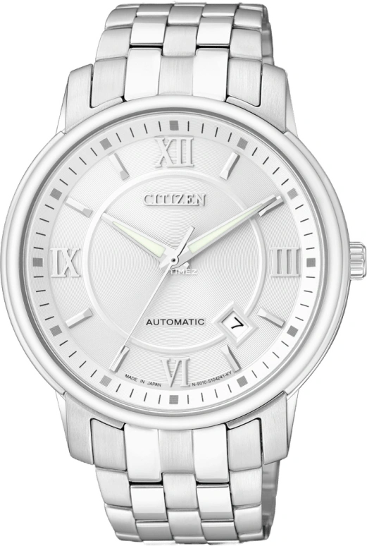 Citizen,Other 41mm,41mm,Stainless Steel,Silver White,Automatic,In-house Caliber,Sapphire,Crystal Glass,NB0010,NB0010-59A