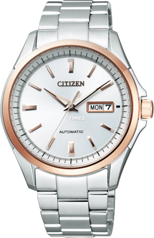 Citizen,Other 40mm,40mm,Stainless Steel,Silver,Sapphire,Crystal Glass,Pink Gold,Gold,NP4044,NP4044-53A