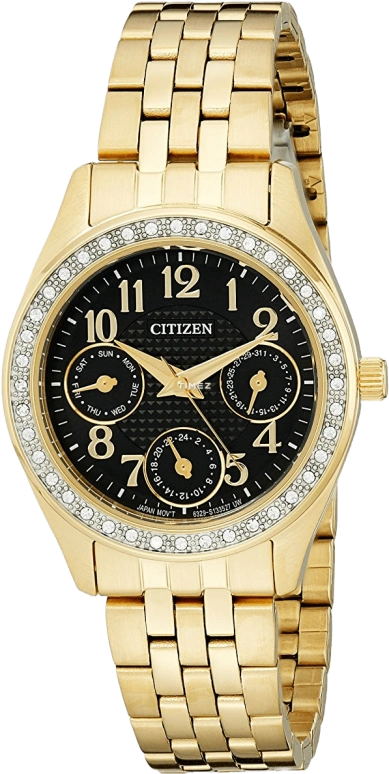 Citizen,Quartz 32mm,32mm,Stainless Steel,Black,Quartz,ED8132,ED8132-55E