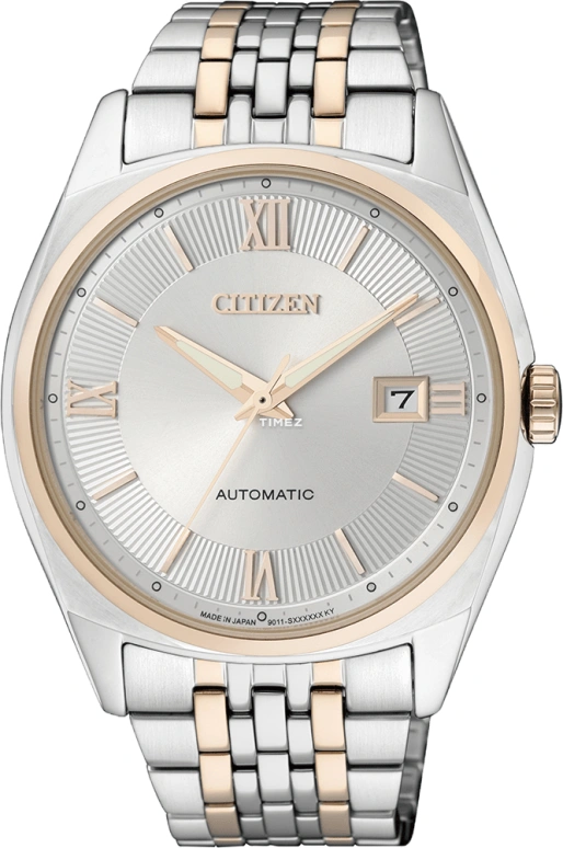 Citizen,Other 41mm,41mm,Stainless Steel,Rose Gold,Sapphire,Crystal Glass,Rose Gold,NB1024,NB1024-59A