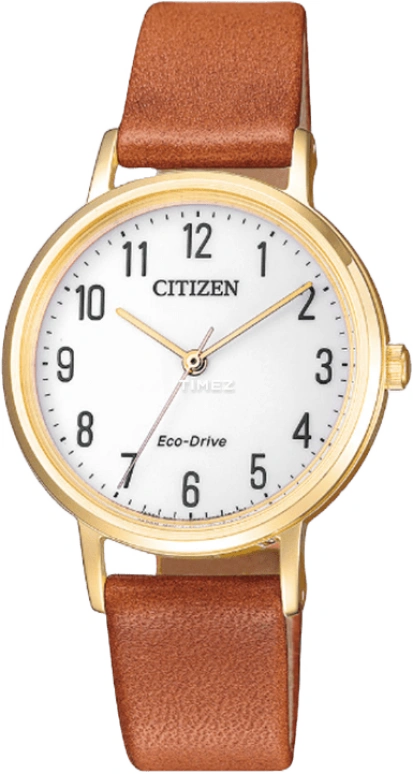 Citizen,Eco-Drive 30.50mm,30.50mm,Stainless Steel,White,Quartz,In-house Caliber,Sapphire,Crystal Glass,EM0578,EM0578-17A
