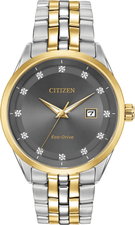 Citizen,Other 41mm,41mm,Stainless Steel,Grey,Quartz,BM7258,BM7258-54H