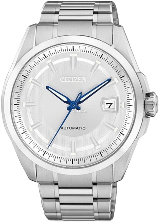 Citizen,Other 43mm,43mm,Stainless Steel,White,Sapphire,Closed,NB0060,NB0060-51A