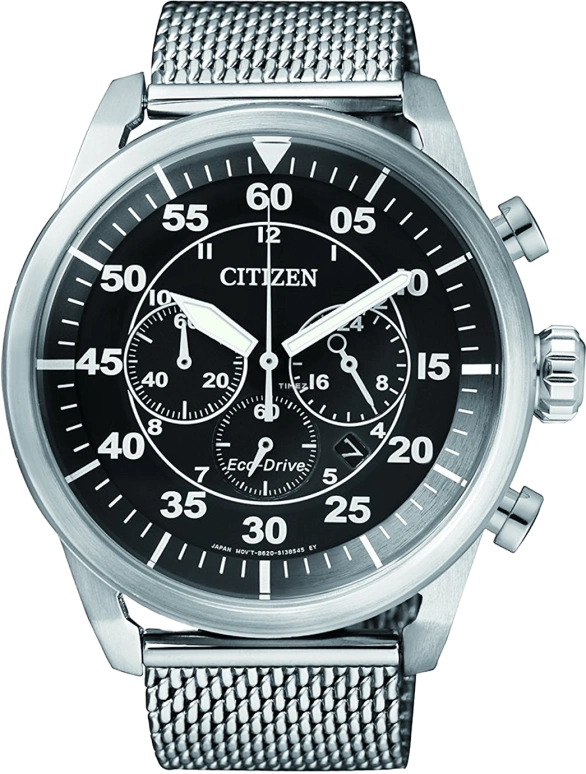 Citizen,Eco-Drive 44.80mm,44.80mm,Stainless Steel,Black,Sapphire,Crystal Glass,CA4210,CA4210-59E