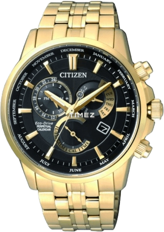Citizen,Eco-Drive 42mm,42mm,Stainless Steel,Black,Quartz,BL8142,BL8142-84E