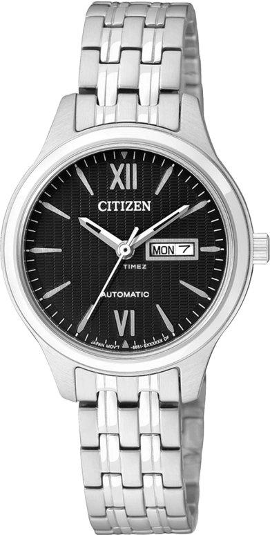 Citizen,Other 29mm,29mm,Stainless Steel,Black,Automatic,PD7130,PD7130-51E