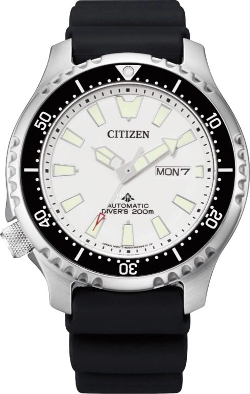 Citizen,Other 44mm,44mm,Stainless Steel,White,Automatic,40hours,In-house Caliber,NY0118,NY0118-11AB