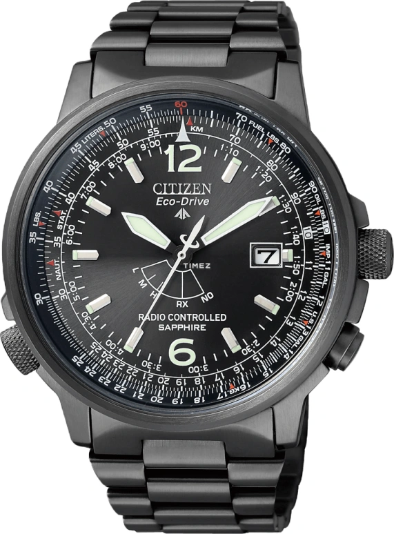 Citizen,Eco-Drive 44mm,44mm,Titanium Gold,Black,Quartz,In-house Caliber,Sapphire,Crystal Glass,AS5019,AS5019-56E