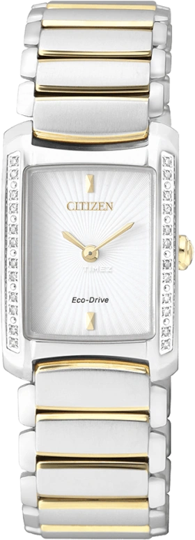 Citizen,Other 23x20mm,23x20mm,Stainless Steel,White,Sapphire,EG2965,EG2965-53A
