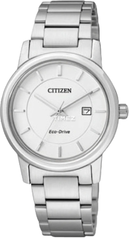 Citizen,Eco-Drive 31mm,31mm,Stainless Steel,White,Quartz,In-house Caliber,Sapphire,Crystal Glass,EW1560,EW1560-57B