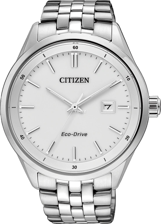 Citizen,Eco-Drive 41mm,41mm,Stainless Steel,White,Sapphire,Crystal Glass,BM7250,BM7250-56A