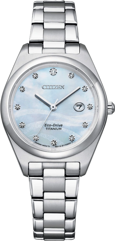 Citizen,Eco-Drive 30mm,30mm,Titanium,Quartz,EW2600,EW2600-83D